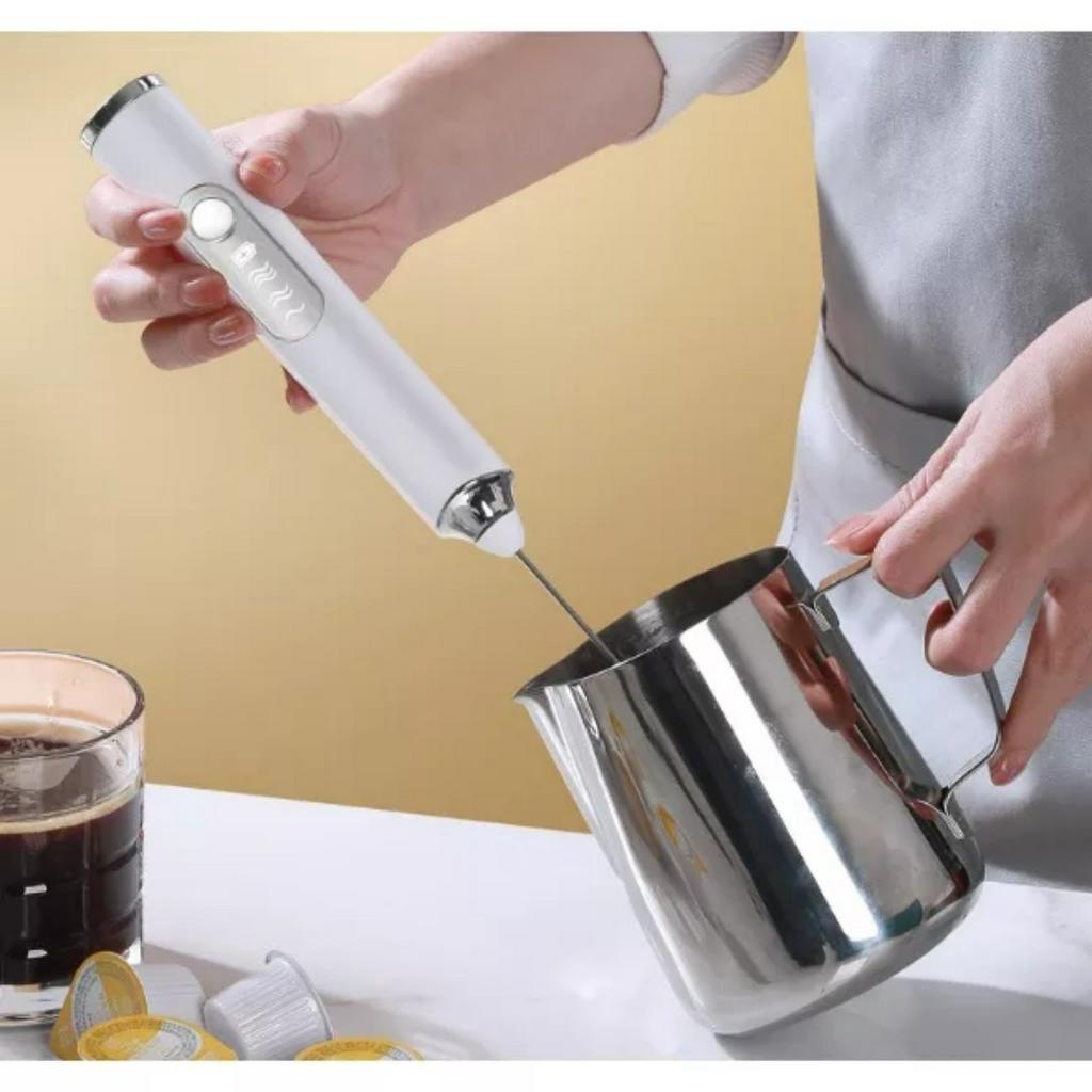 Máy đánh Trứng Cầm Tay mini - Máy Tạo Bọt Cafe Chạy Điện Sạc USB