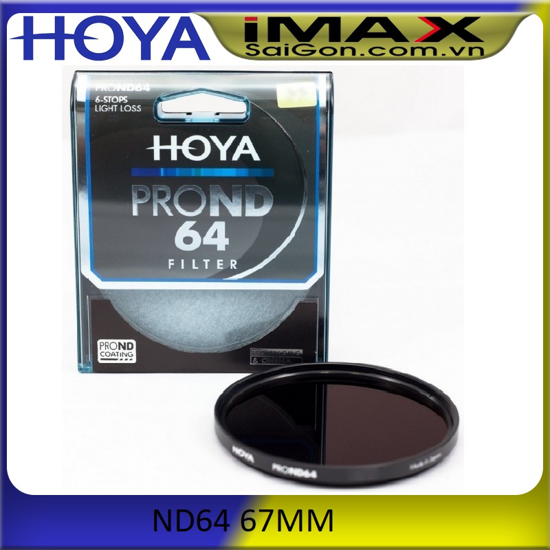 KÍNH LỌC FILTER HOYA PRO ND64 67MM Chính hãng Tixiai