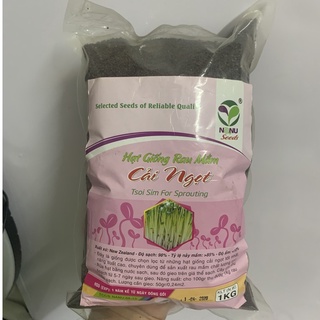 Hạt giống rau mầm cải ngọt 1Kg New Zealand sạch 98%, nảy mầm hơn 85% chất lượng