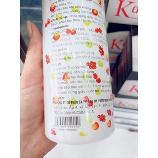 Thuốc uốn tóc lạnh trái cây 500ml