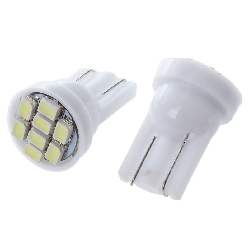 10x T10 W5W 8 SMD LED trắng - bóng đèn nội thất bóng đèn 12V