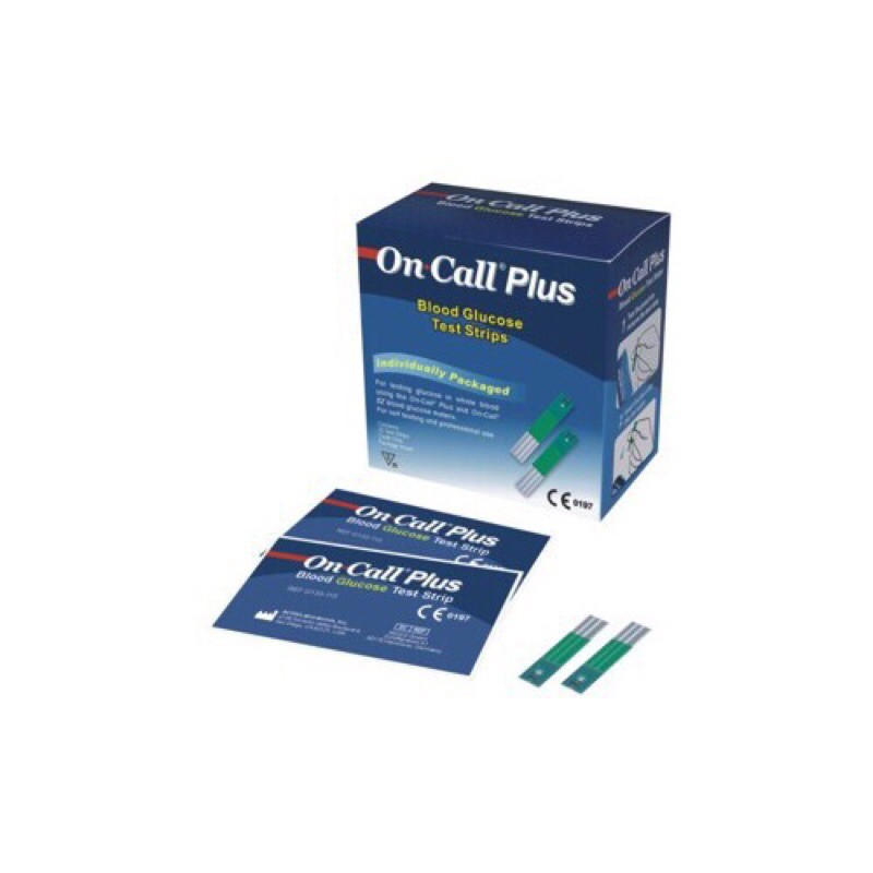 QUE THỬ ĐƯỜNG HUYẾT ON-CALL PLUS HỘP 25 Que