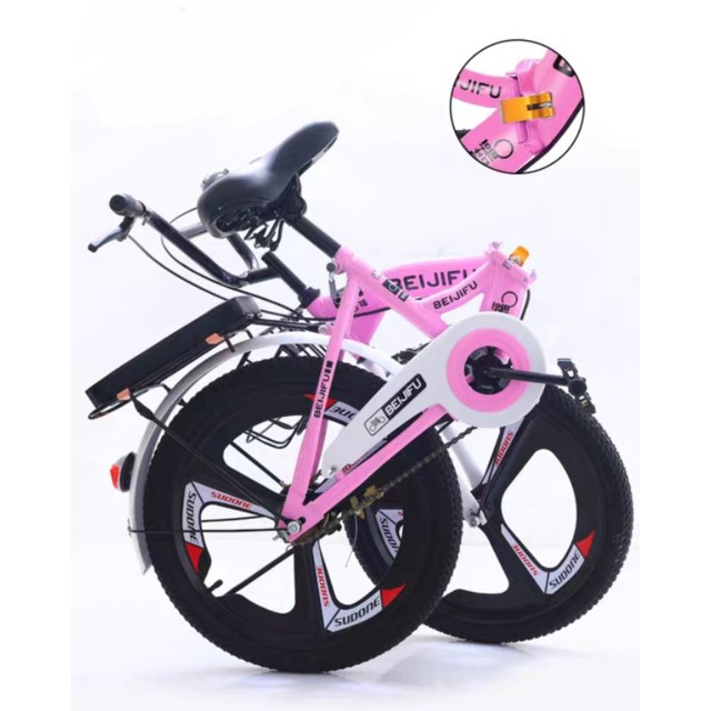 Sẵn 20inh, XE ĐẠP   BEIJIFU  PHIÊN BẢN GẤP GỌN CHO NỮ BÁNH XE  22inh