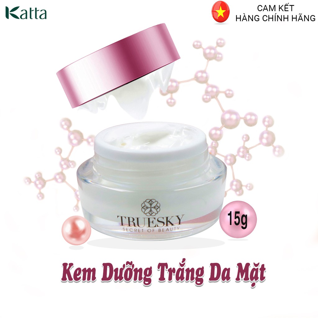 Kem dưỡng trắng da mặt dạng lotion thẩm thấu nhanh - Whitening Face Cream 15g - Katta_TS_004_15G