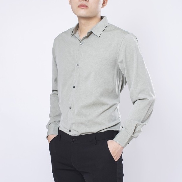 Áo sơ mi dài tay vải lụa cao cấp mỏng mát cực chất Lados - 8056 thời trang công sở