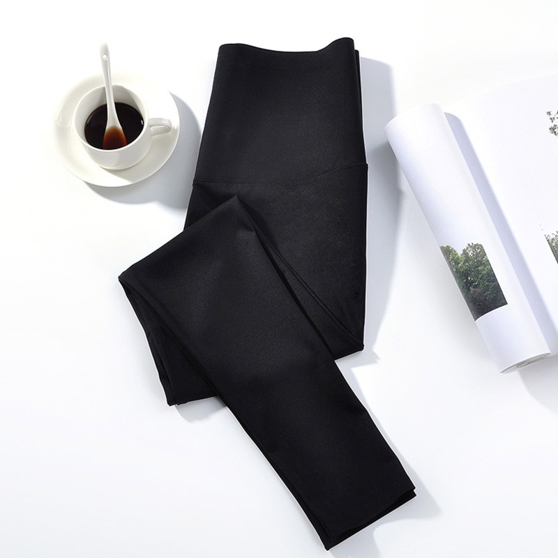 Quần Legging Da Cá Mập Lưng Cao Định Hình Vòng Eo Cho Nữ