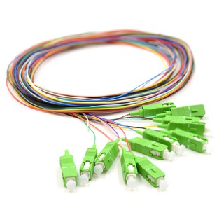 12 sợi dây pigtail dây hàn quang SC/APC, 12 màu giá chưa vat