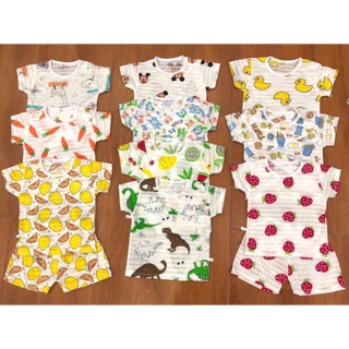 Combo 5 bộ cotton tre cộc tay
