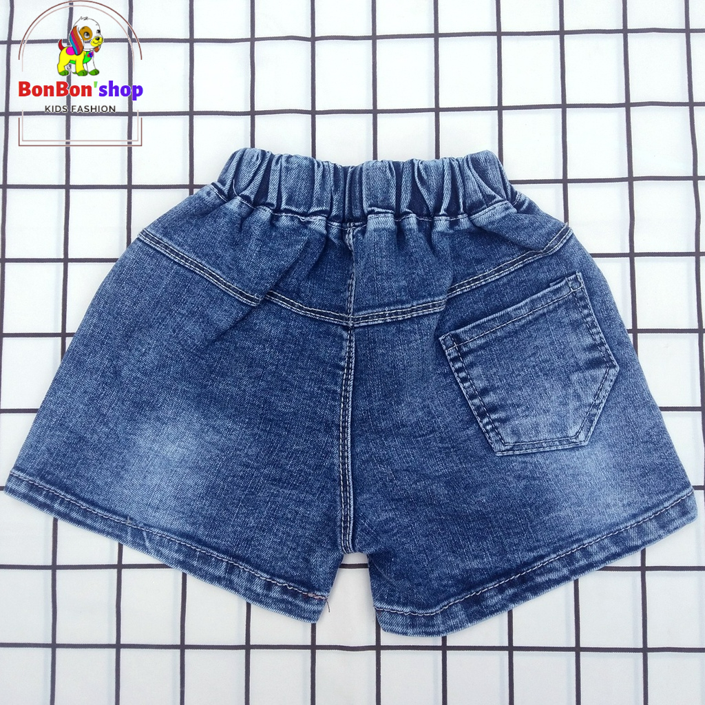 quần jean đùi cho bé gái siêu đáng yêu size 20-35kg