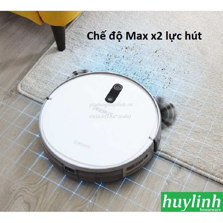 [Mã ELHA10 giảm 6% đơn 5TR] Robot hút bụi thông minh Ecovacs Deebot 710 - Chính hãng