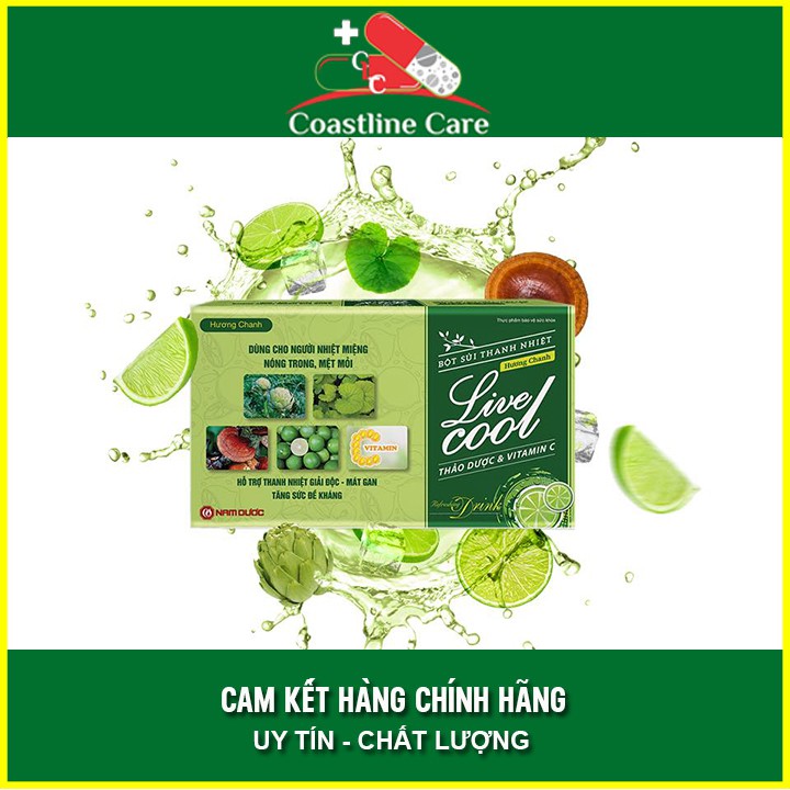 Bột Sủi Thanh Nhiệt Hương Dưa Gang Live Cool / Livecool - CLC