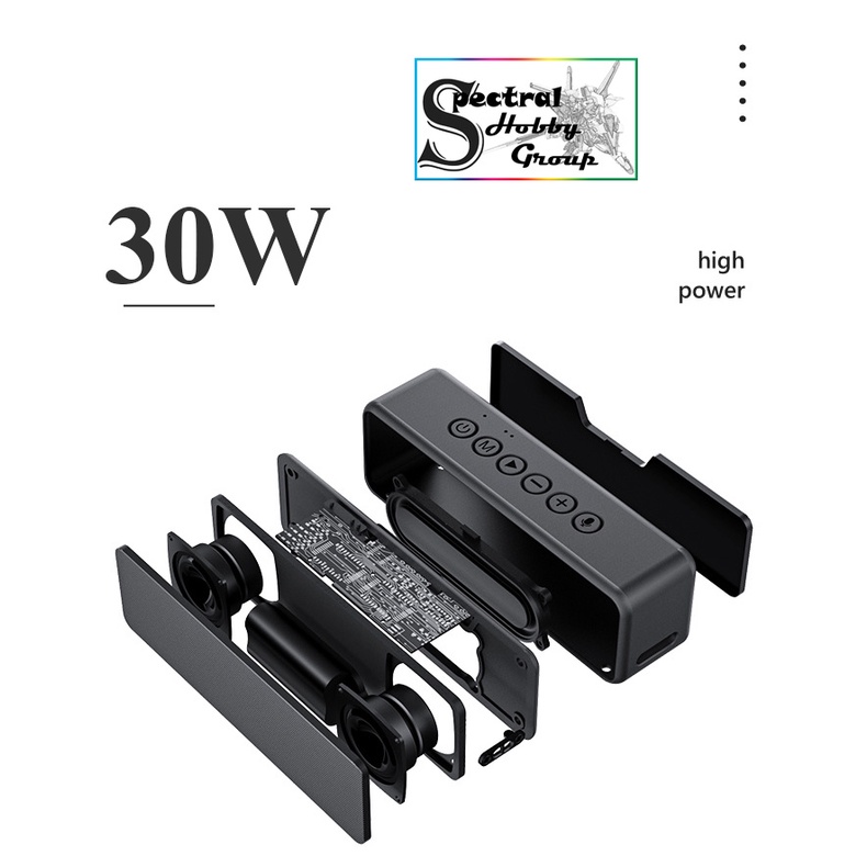 Loa Bluetooth Không Dây German Bogasing M6 3D Heavy Extra Bass âm thanh nổi 30W TWS Dual Connect chống nước IPX7