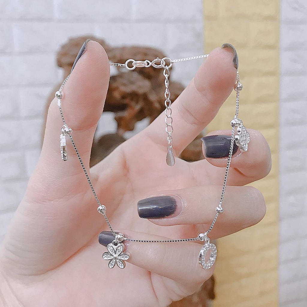 Lắc Chân Chuẩn Bạc Ta 100% Cao Cấp | BigBuy360 - bigbuy360.vn