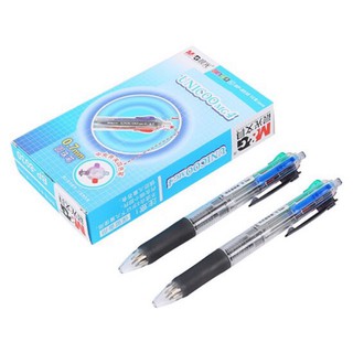 Bút bi 4 màu m&g 8030, ngòi 0,7mm