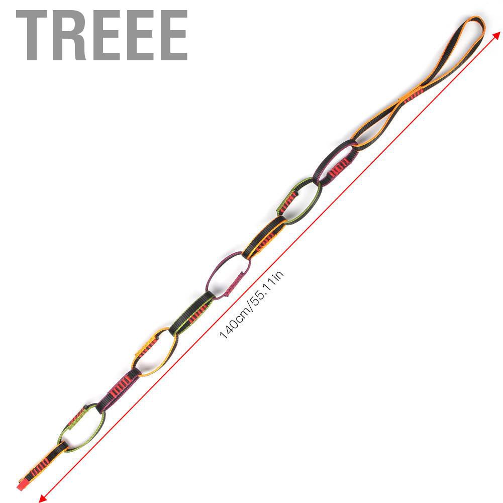 Treee Outdoor Climbing Rope Daisy Chain Strap Downhill Ring Sling Anchor Heavy Duty