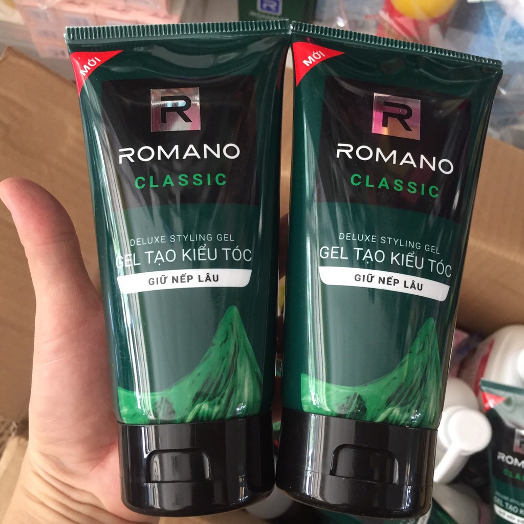 ROMANO Gel Vuốt Giữ Tóc Giữ nếp lâu nắp đen