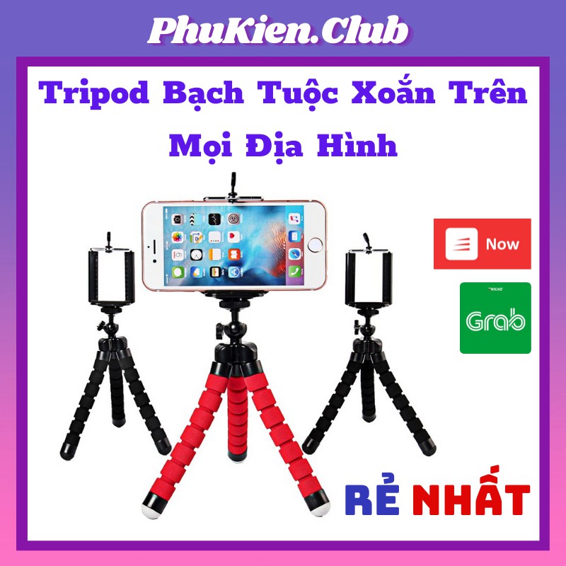 Tripod Bạch Tuộc Xoắn Trên Mọi Địa Hình - Tiện Lợi, Hoàn Hảo, Chắc Chắn