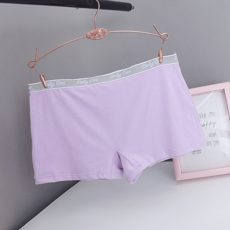 Quần Lót Boxer Cotton Lưng Vừa Size Lớn Thoải Mái Dành Cho Nữ