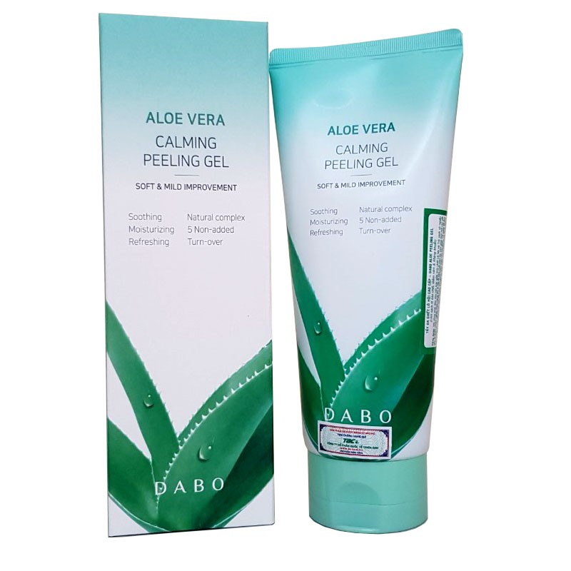 Tẩy Da Chết Lô Hội Dưỡng ẩm và Phục hồi Dabo Aloe Peeling Gel 180ml