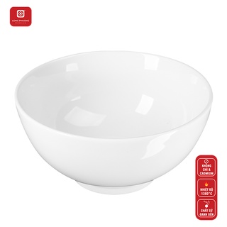 Tô tống sứ - Bát tô đựng canh và phở - Bộ đồ bàn ăn cao cấp Sứ Long Phương Size 5"- 8"