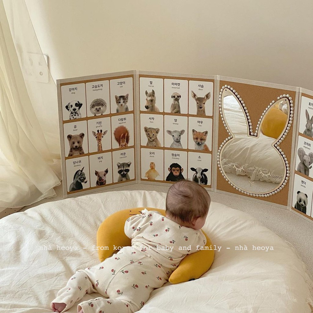 BỘ HÌNH ĐỘNG VẬT HÀN QUỐC 27 TẤM CHO BÉ