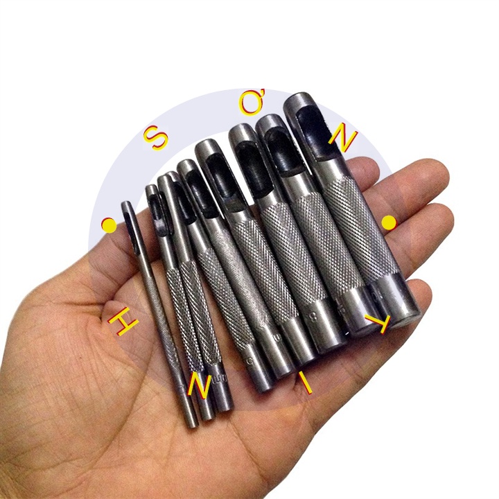 Đục Lỗ Da Bộ 9 Cây 2.5-10mm Tolsen 25093