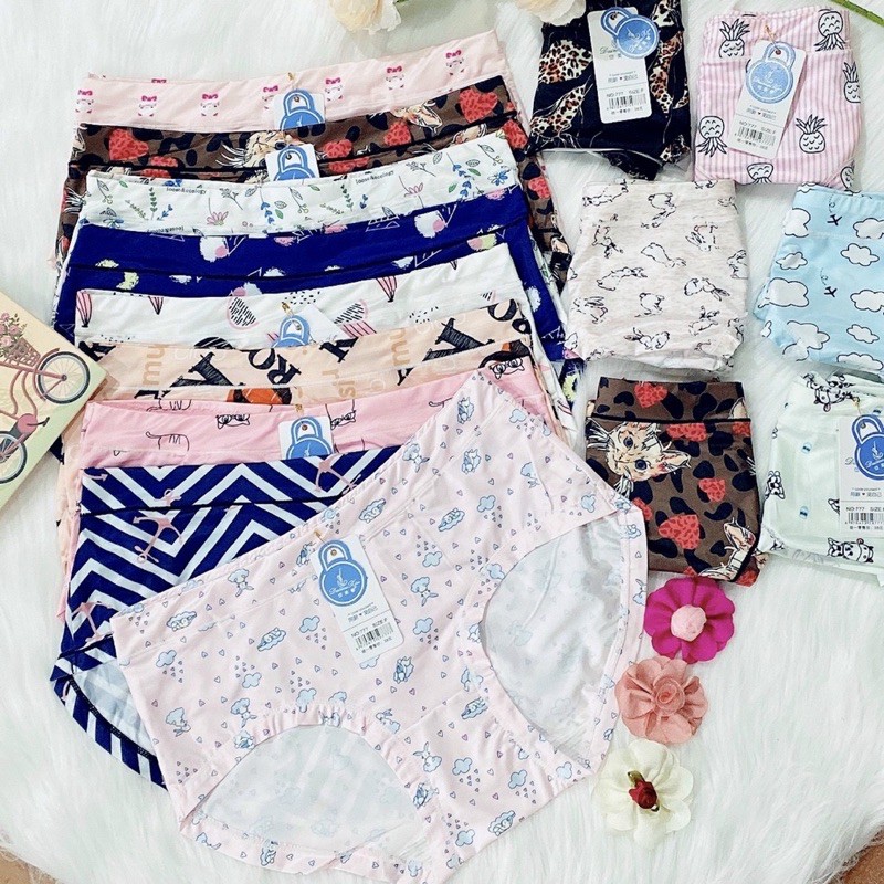 [Mã 12FASHIONSALE1 giảm 10K đơn 50K] Quần lót điều hoà cạp trung siêu mát 009 38-55kg | BigBuy360 - bigbuy360.vn