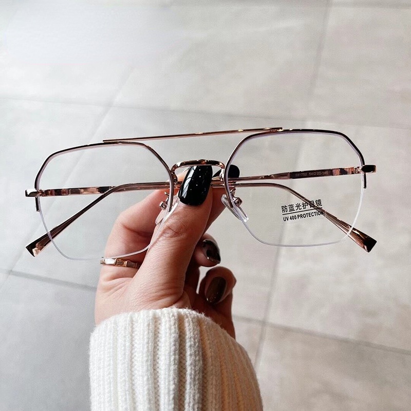 Mắt Kính Đọc Sách Chống Bức Xạ Có Thể Thay Thế Tròng Kính Tiện Dụng