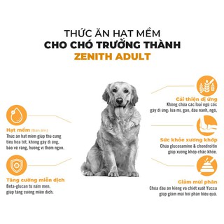 Thức ăn cho chó hạt mềm Zenith 300gr