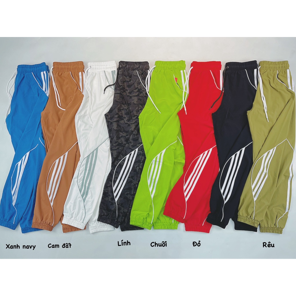Quần Dài Jogger Nữ Phối Sọc Chữ S Siêu Xinh
