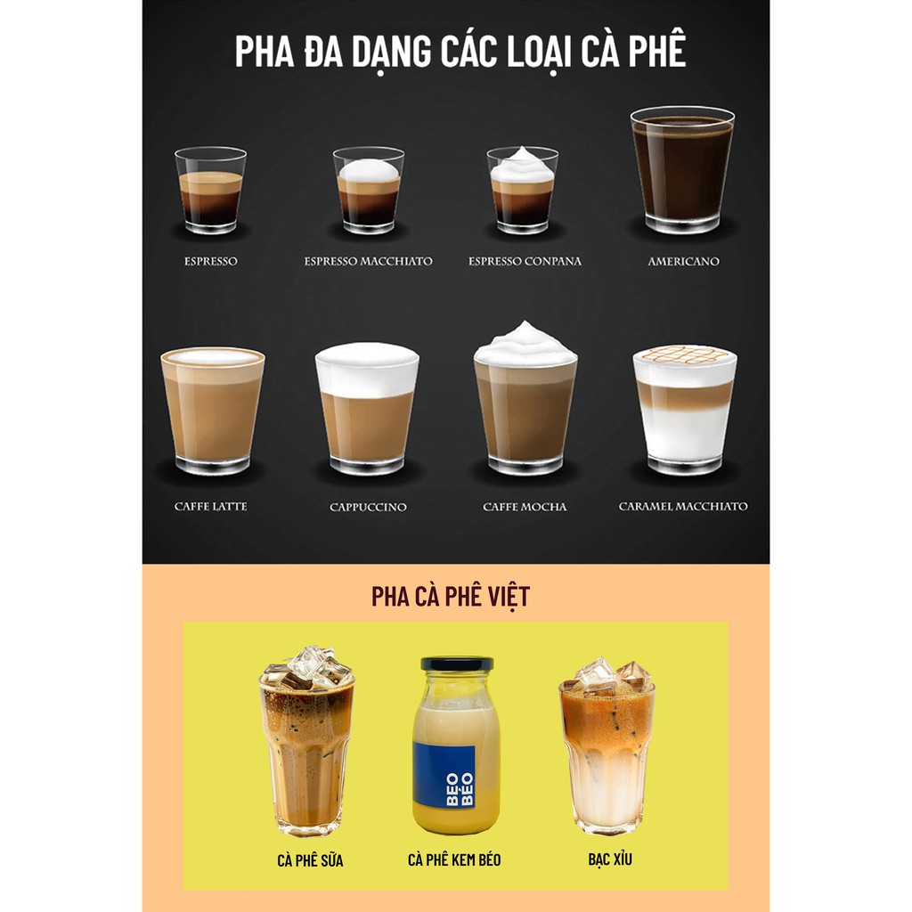 [BẢN 2021] Máy pha cafe cầm tay cao cấp STARESSO PRO (Mirage) - máy pha cafe 2 vòi chính hãng | Bảo hành 1 năm