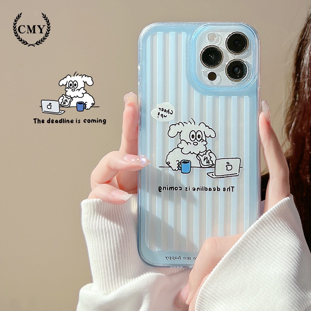 ốp iphone Chó hoạt hình TPu Silicone Case Điện thoại iPhone 11 Pro Max X Xr Xs 7 8 14 Plus Se 2020 12 pro max 13 mini