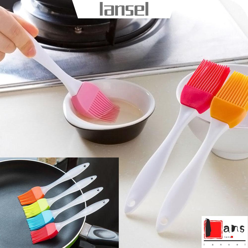 Set 4 cọ silicon quét dầu chống dính màu sắc ngẫu nhiên tiện dụng cho nhà bếp