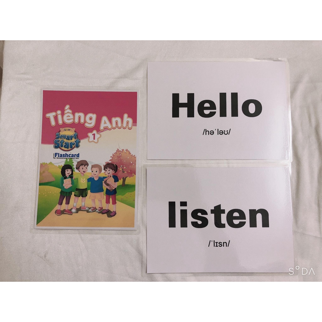 Thẻ Tiếng Anh Lớp 1- Smart Start 1 mới nhất bộ giáo dục - ép plastics siêu đẹp