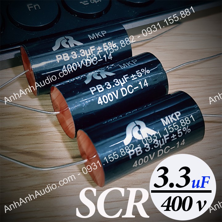 Tụ loa 22uF 25uF 400V SCR cao cấp