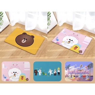 Thảm mịn loại 1 nhiều mẫu Gấu Thỏ Vịt Brown Cony Choco Sally Line