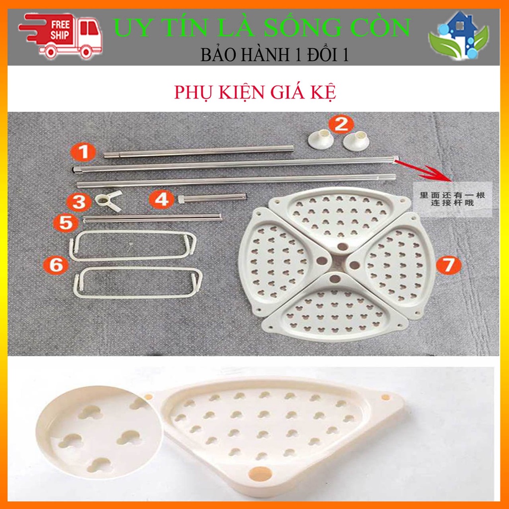 Kệ Góc Tường Nhà Tắm Có Thể Điều Chỉnh Độ Cao Theo Kích Thước Của Tường Với Nhiều Lựa Chọn