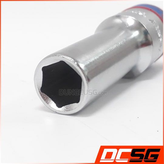 Đầu tuýp xi bạc 10x77mm chuôi 1/2&quot; Kingtony 423510M