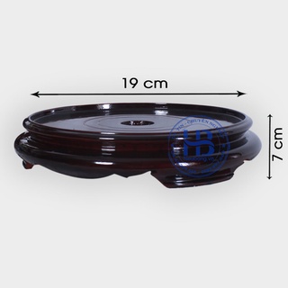 Đế kê bát hương gỗ sà cừ 19cm