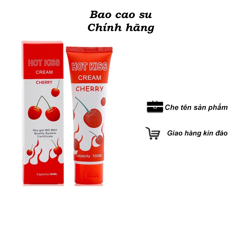 [Shopee mall][Có hóa đơn] Gel Bôi Trơn Hotkis Hương Chery 100ml chính hãng