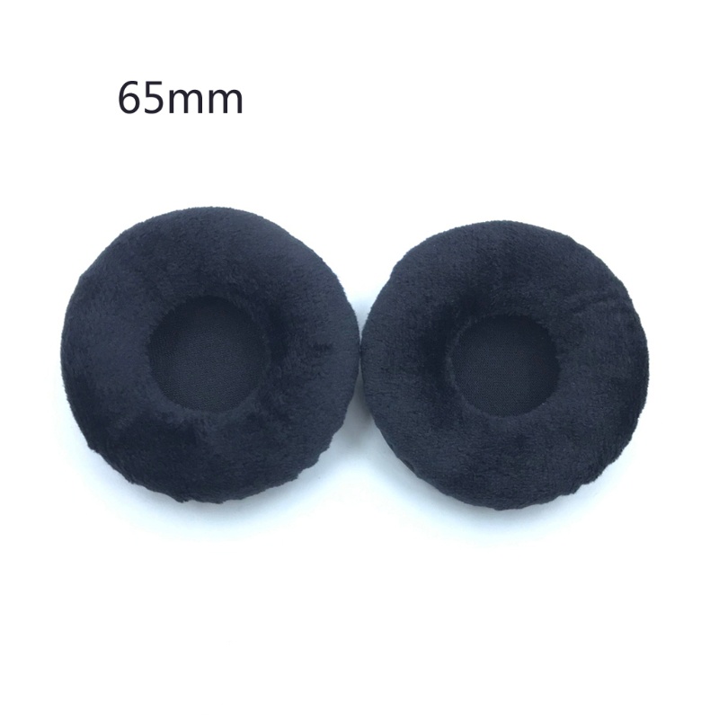 ✿ 2Pcs/1Pair Velvet Universal Headphone Cushions Replacement Ear Pads Cushion 70mm 90mm 60mm-110mm For All Earphone Headphones