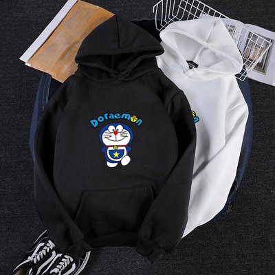 Doraemon Áo Hoodie Tay Dài In Hình Doremon Thời Trang Cho Nam Nữ