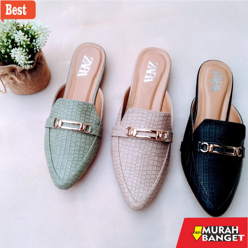 Giày Slip On Mới Nhất - ZARA SLOP BAKPAU 704 MULES I 2021