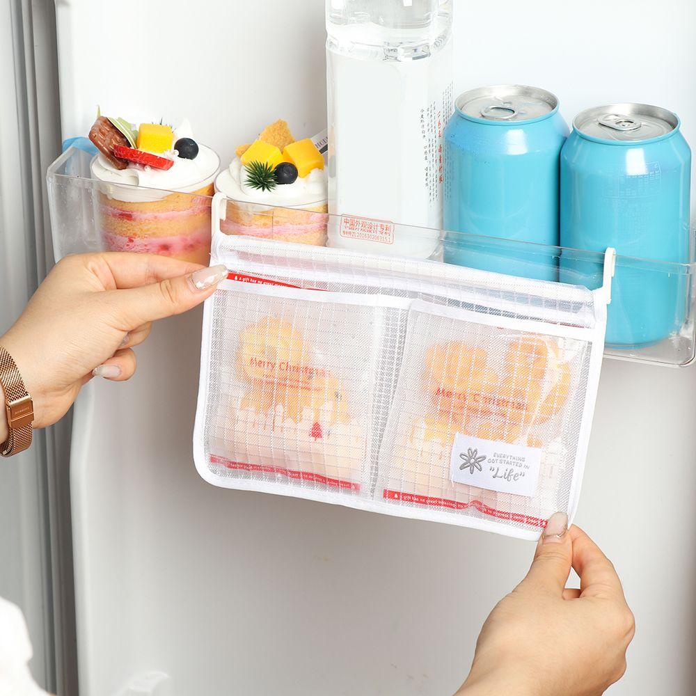 Túi Lưới Đựng Đồ Treo Tủ Lạnh Kích Thước Nhỏ Tiện Dụng