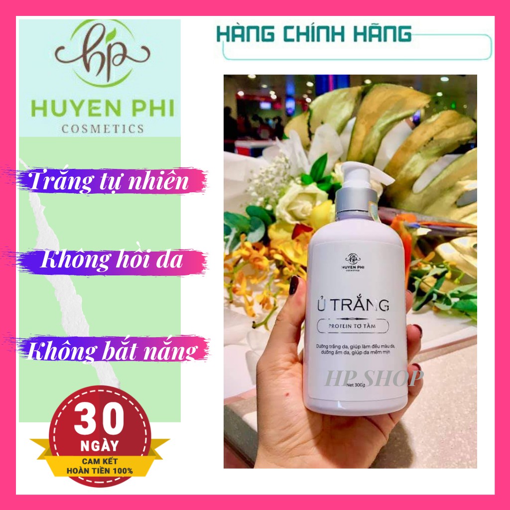 Ủ Trắng Body ♥️GIÁ SỈ ♥️Hấp trắng tuơíi tơ tằm Colagen Huyền Phi