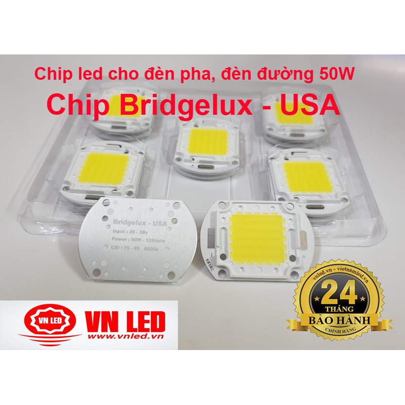 CHÍP LED ĐÈN PHA 50W Briglux của Mỹ, - Tặng kèm keo tản nhiệt đt 0936395395