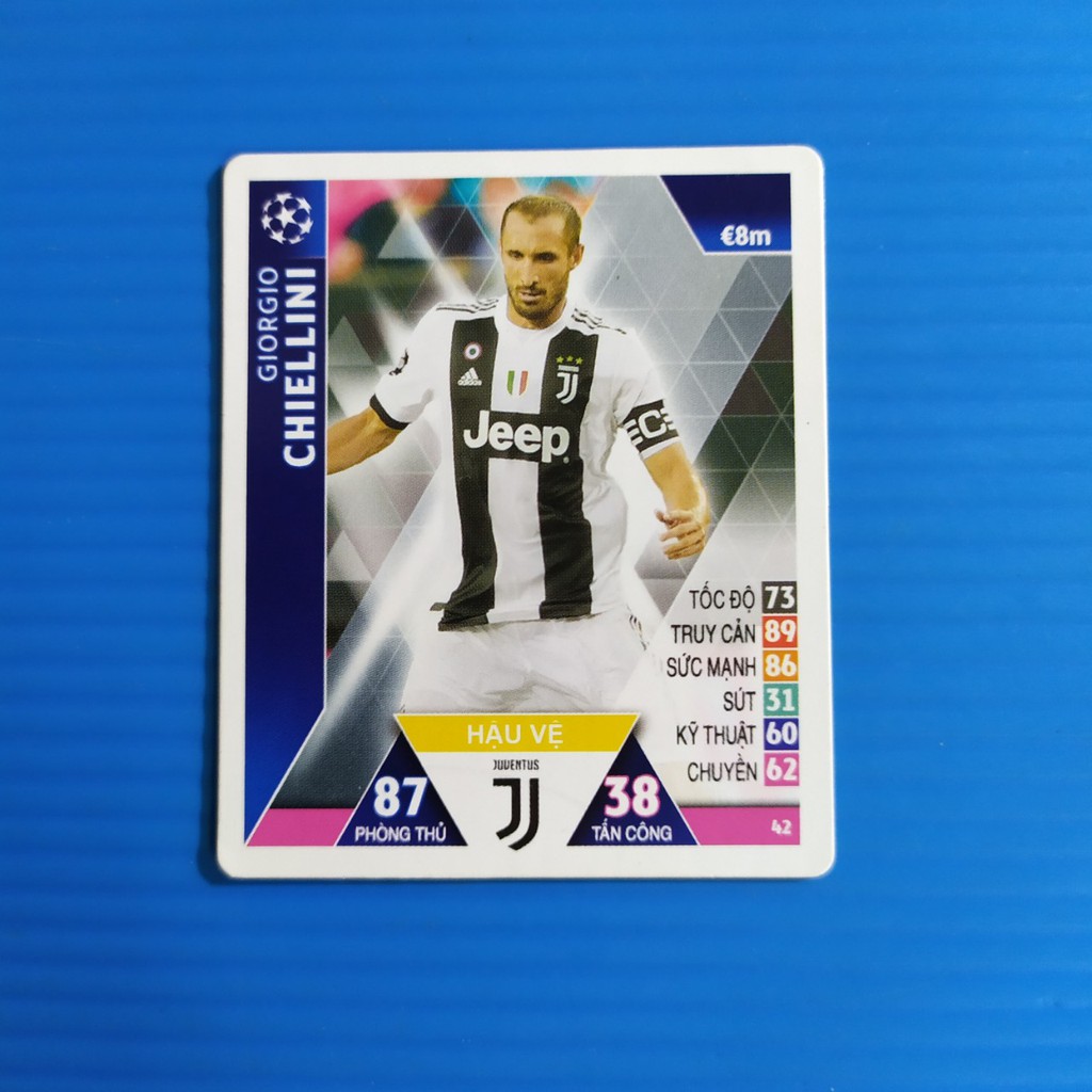 [Một Thẻ ] [No.41-&gt;60 mùa 18-19] Thẻ cầu thủ bóng đá Poca Match Attax 2019 2nd như ảnh &amp; mô tả [giá theo độ mới và hiếm]