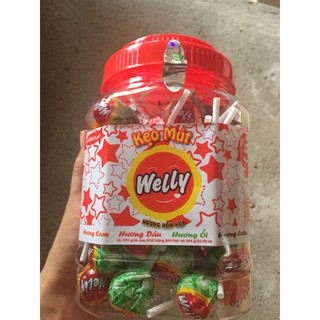 Kẹo mút welly lọ (66 chiếc) - bibica