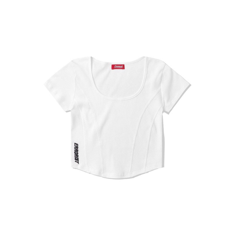 Áo ERRORIST corsetty màu kem/đen
