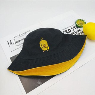mũ vịt  bucket 2 mặt xinh xắn